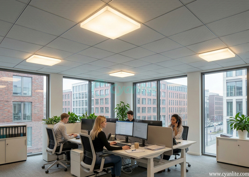 Cyanlite DROPOD drop lens LED Panel Light applications